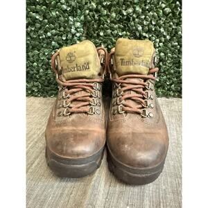 Timberland Women's Euro Hiker Gaucho 95310 Brown Leather Size 8m